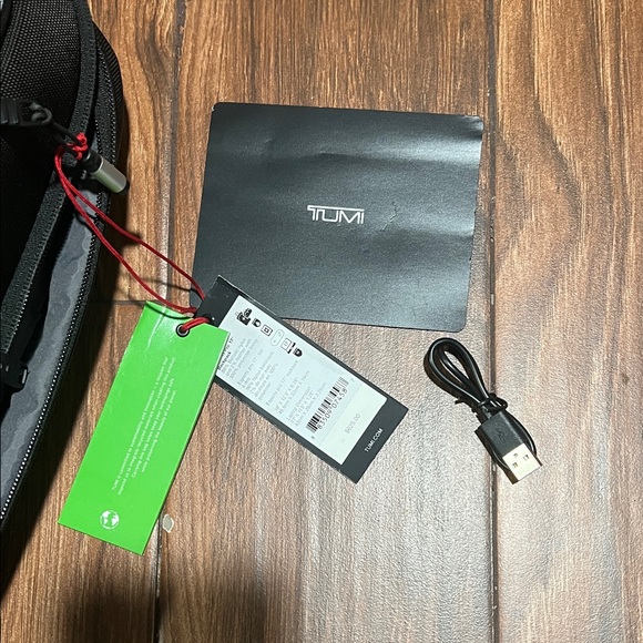 TUMI Jet Black Men's Backpack - Picture 10 of 14